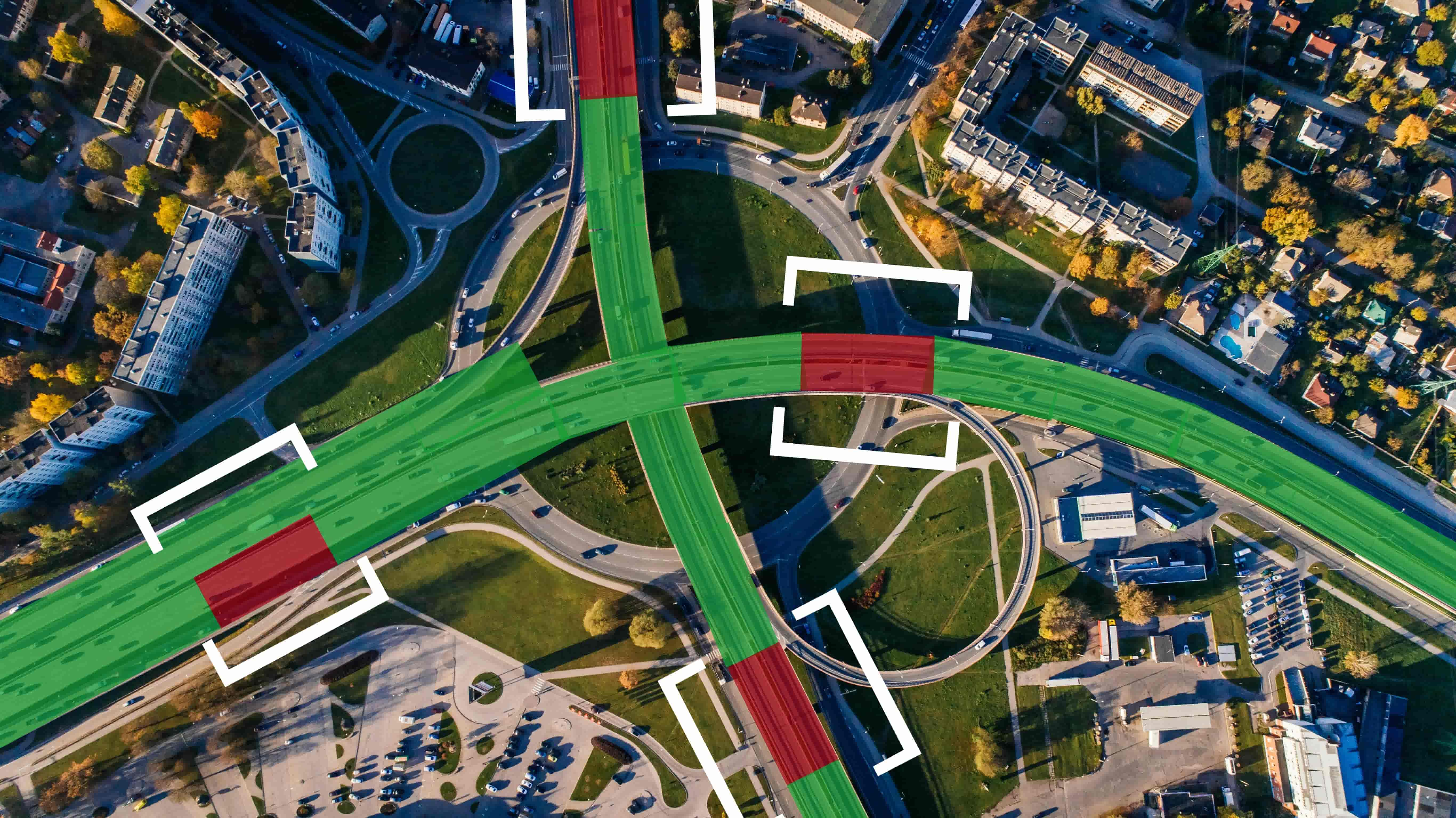 Transport network analytics illustration