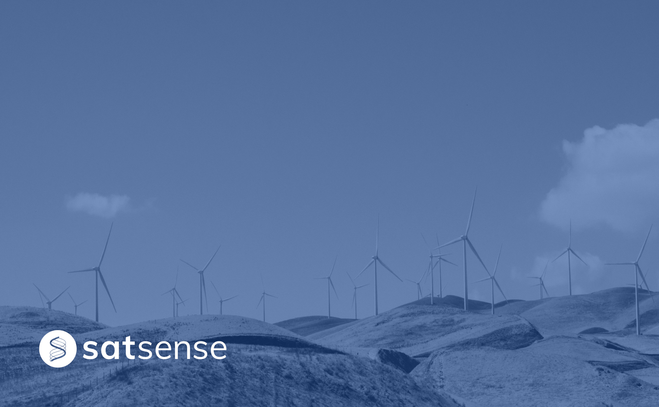 Onshore wind farms being monitored using InSAR by SatSense