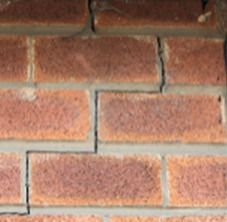 Cracks on a brick wall 